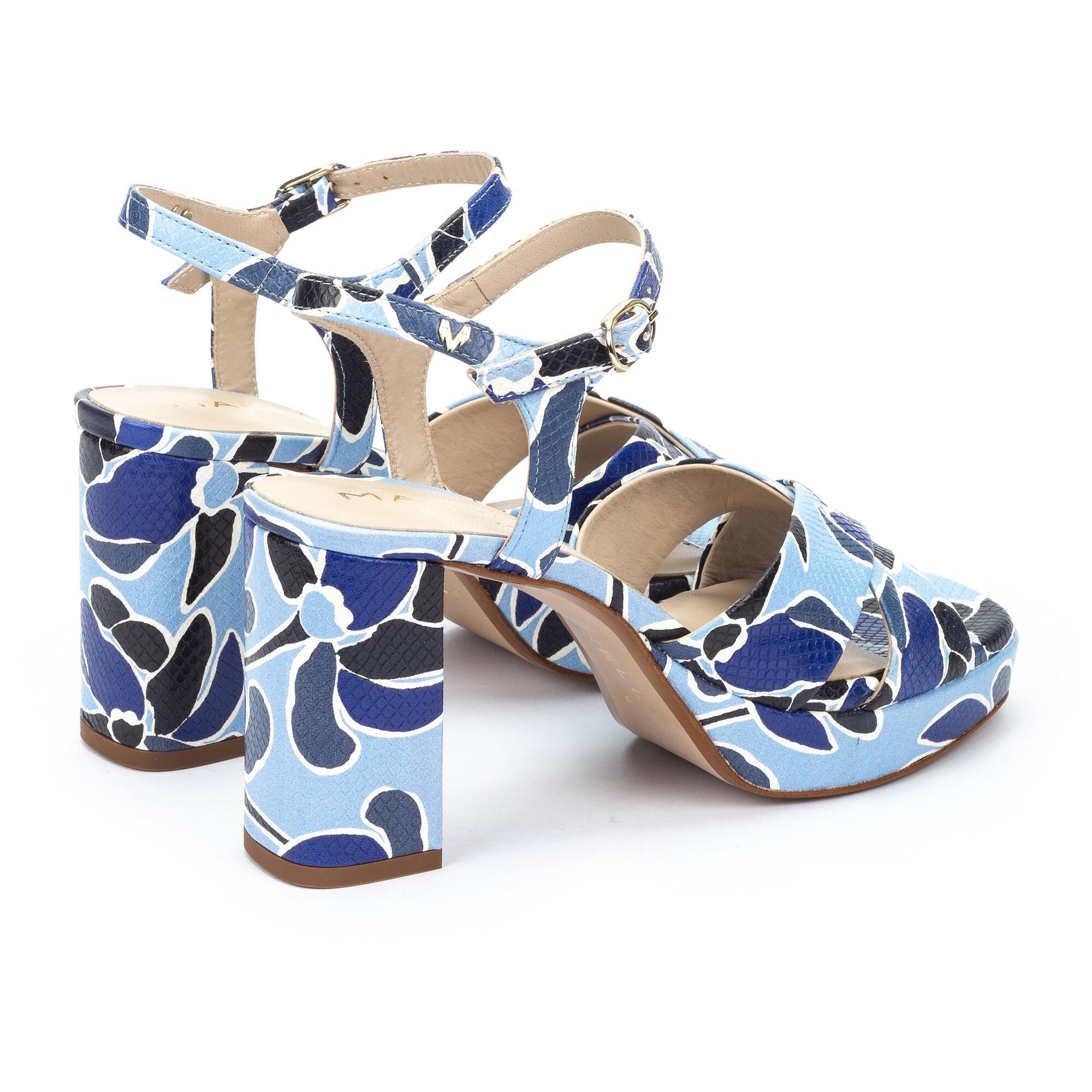 Heeled Sandals | LAWRENCE 1685-B139C, BLUE, large image number 30-1685-B139C_300_Martinelli_LAWRENCE_BLUE_full.jpg | null