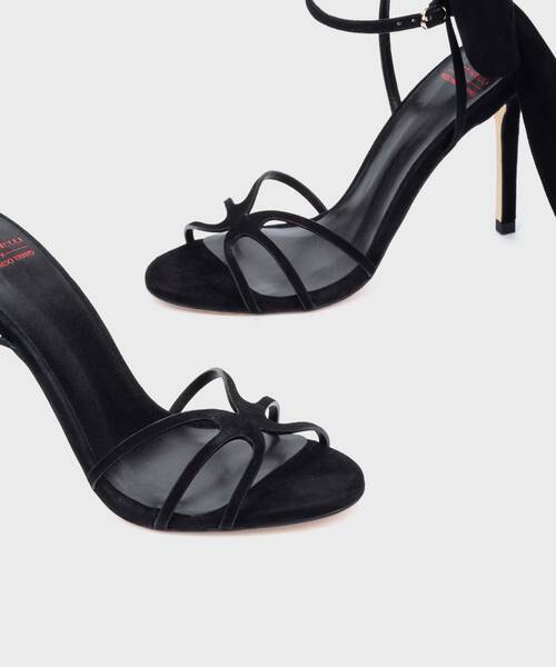 Heeled Sandals | PRINCE S023-B520A | BLACK | Martinelli