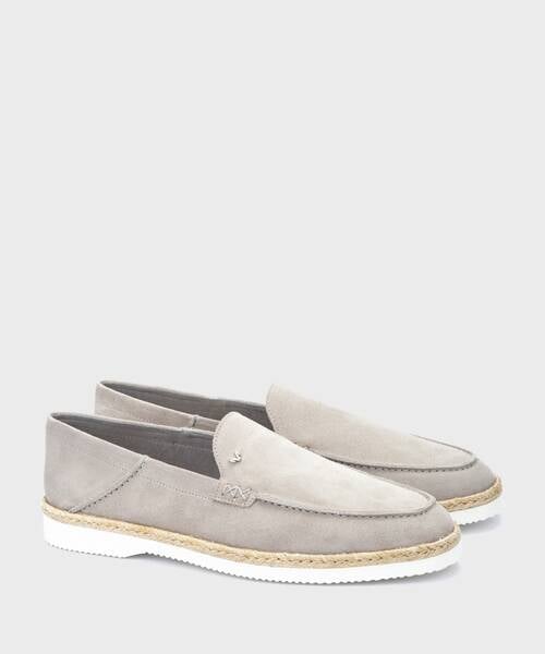 Slip on Loafers | THAMES 1694-2872W | STONE | Martinelli
