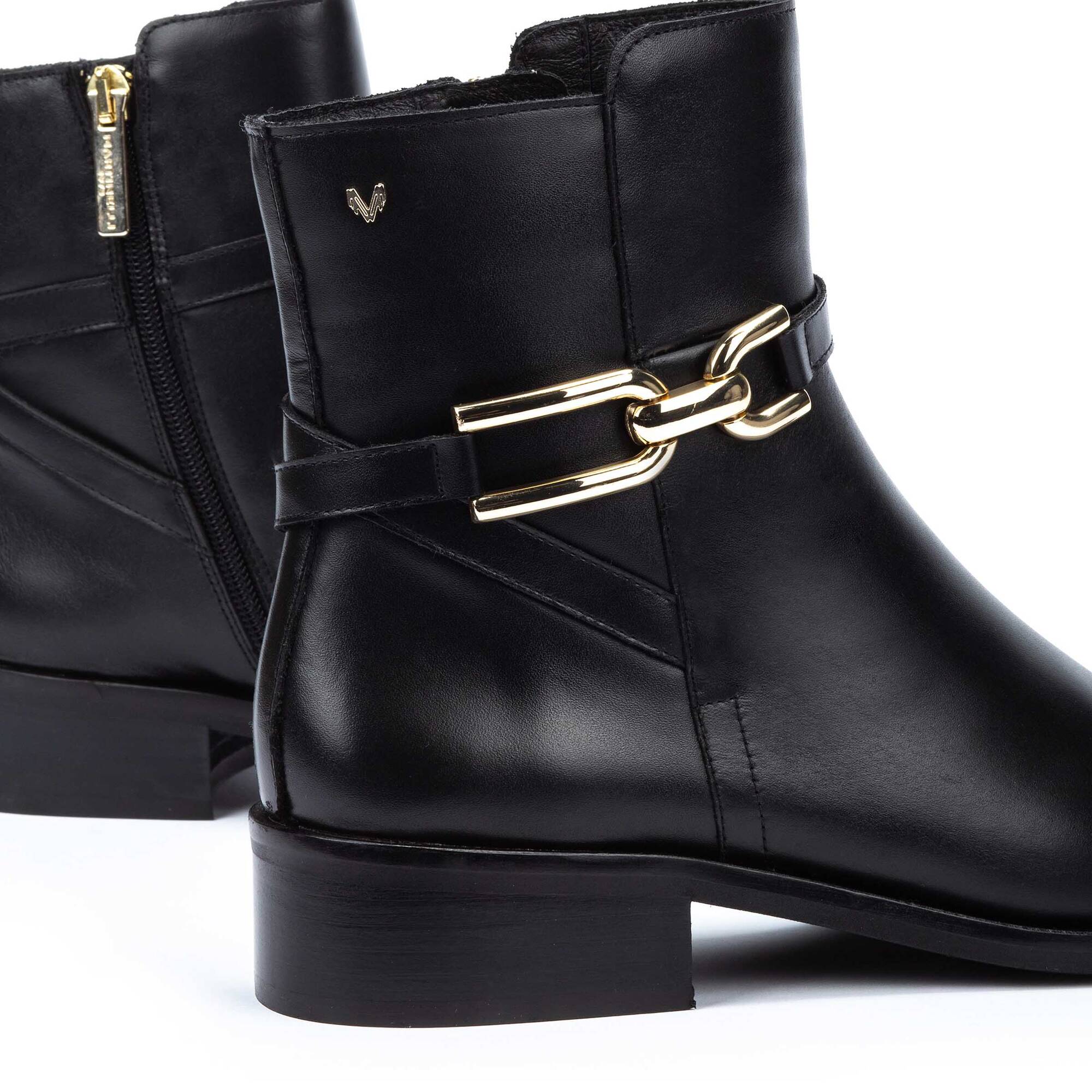 Flat Ankle Boots | RESSI 1718-A903P, BLACK, large image number 60-1718-A903P_000_Martinelli_RESSI_BLACK_full.jpg | null