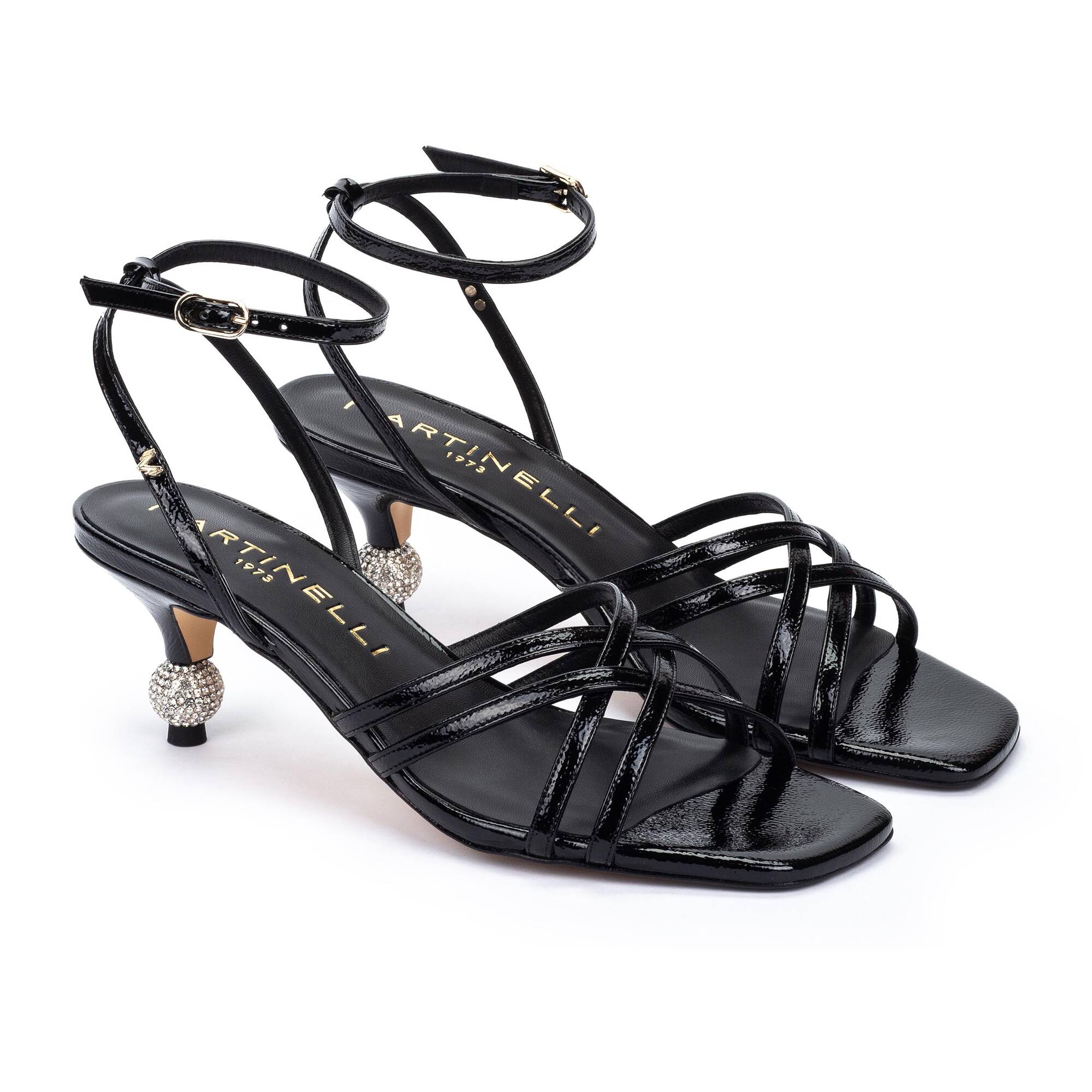 Sandalias tac&oacute;n | LESINA 1745-B341D, BLACK, large image number 20-1745-B341D_000_Martinelli_LESINA_BLACK_full.jpg | null