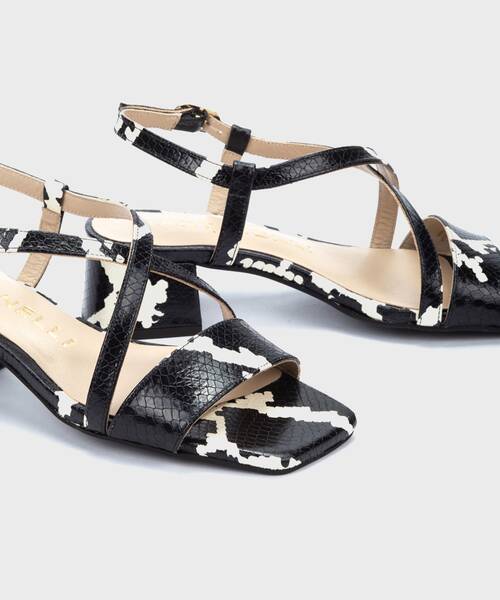 Heeled Sandals | AUBRY 1690-B169K | BLACK | Martinelli
