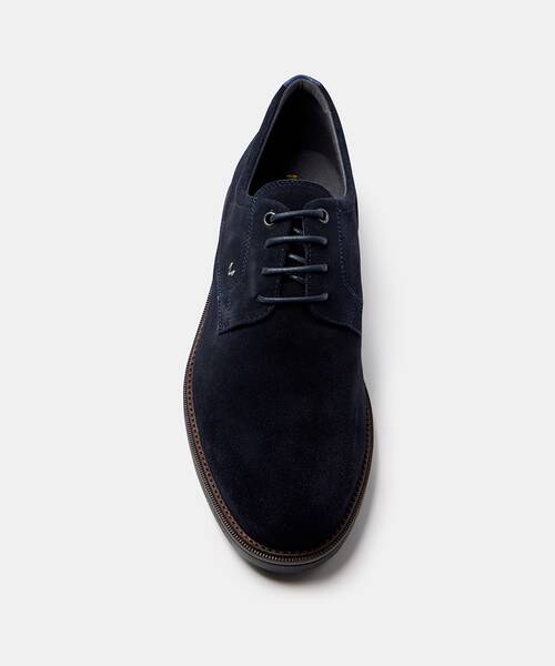 Men lace-up shoes , WATFORD 1689 , WATFORD 1689-2889XA , DARKBLUE
