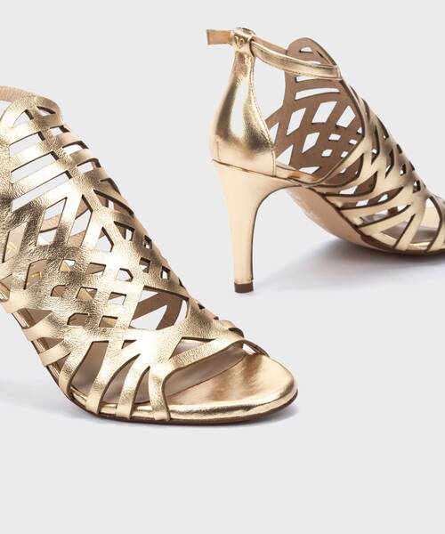 Heeled Sandals | JULIA 1637-A956S | GOLD | Martinelli