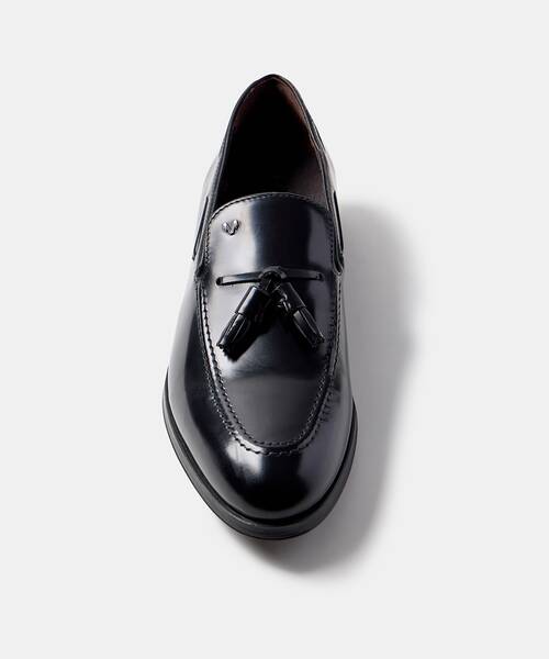 Men tassel loafers , EMPIRE 1492 , EMPIRE 1492-2926T , BLACK