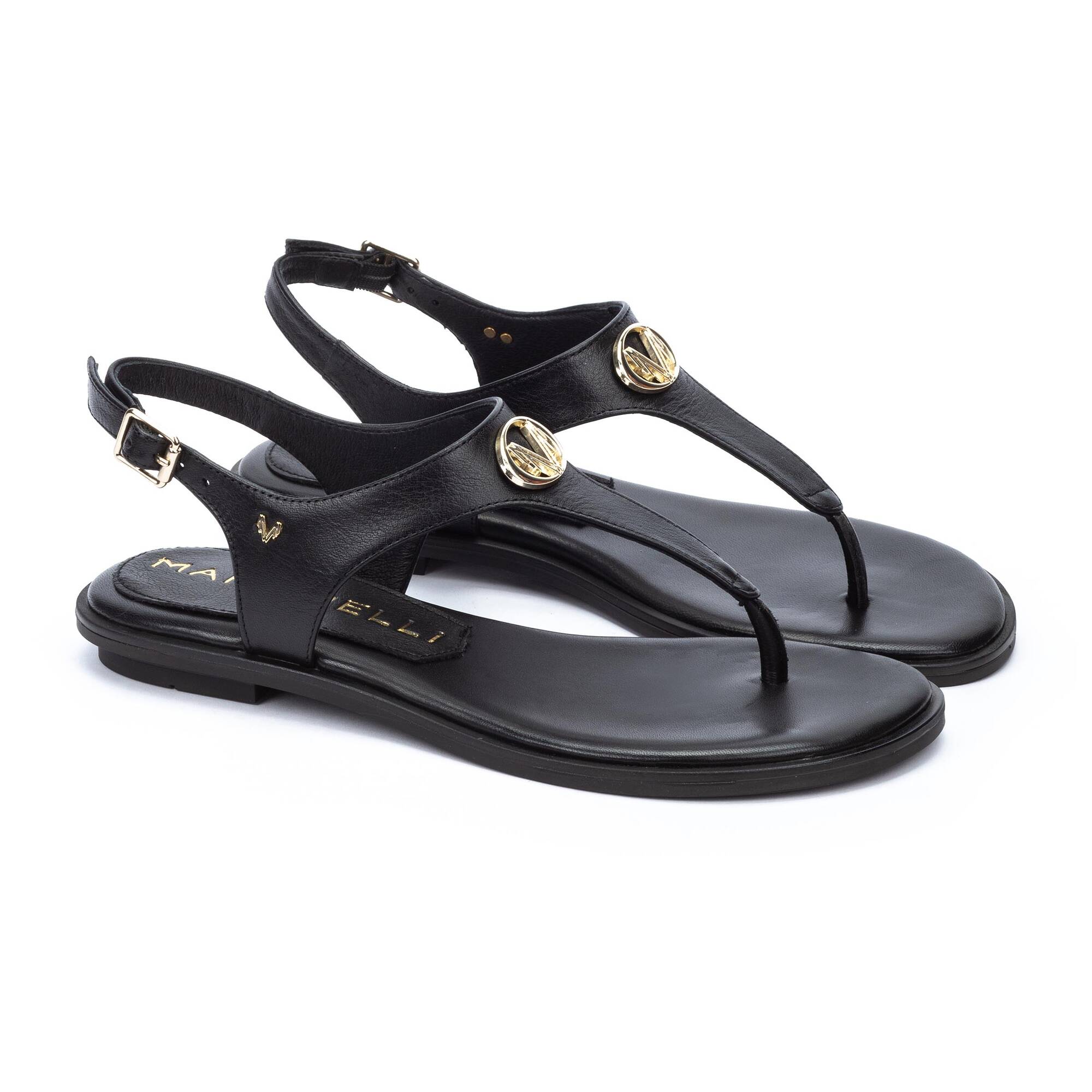 Sandalias planas | MAZZINI 1535-B006Z, BLACK, large image number 20-1535-B006Z_000_Martinelli_MAZZINI_BLACK_full.jpg | null