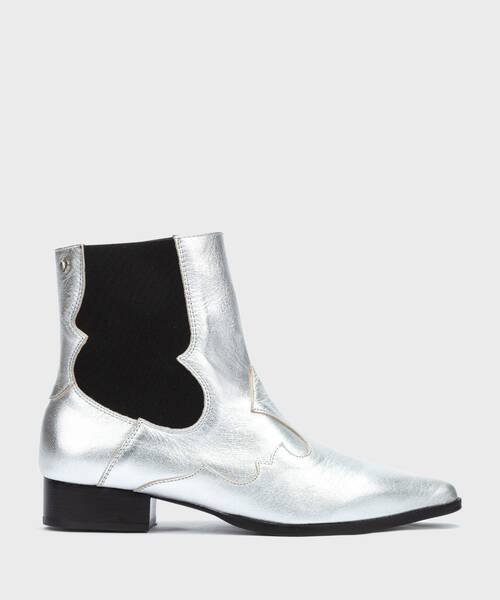 Botines Planos | POMPIDOU 1507-6658S | PLATA | Martinelli