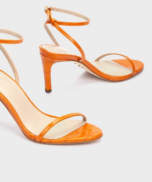 Heeled Sandals | MORIGI S027-B535RK | ORANGE | Martinelli