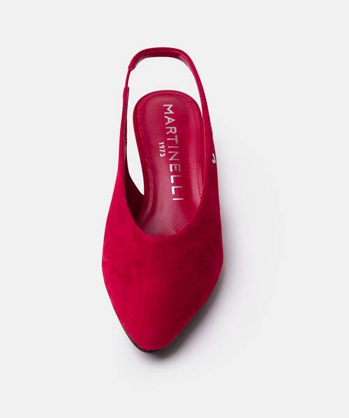 Women suede pumps , ADDA S054 , ADDA S054-B642AY , RED