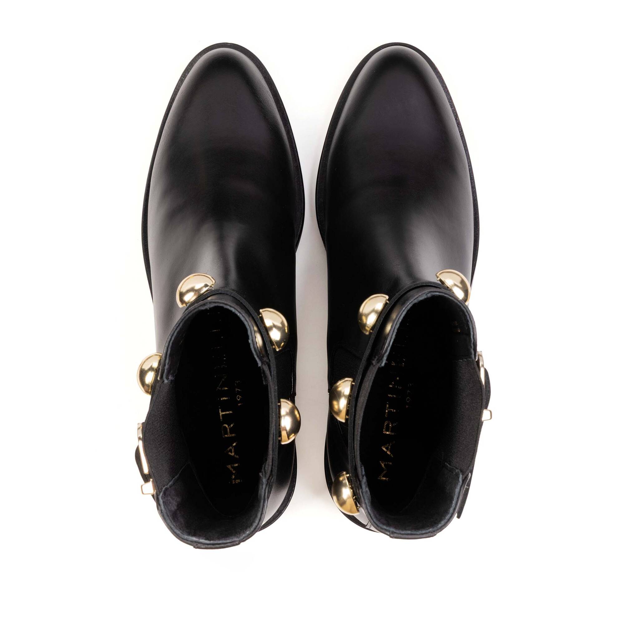 Flat ankle boots | RESSI 1718-A933K, BLACK, large image number 100-1718-A933K_000_Martinelli_RESSI_BLACK_full.jpg | null
