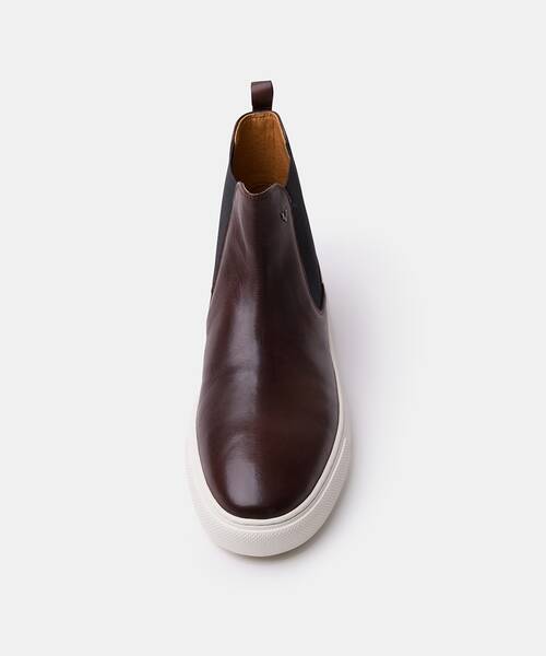 Men leather ankle boots , HASTINGS 1738 , HASTINGS 1738-2956CY , OLMO