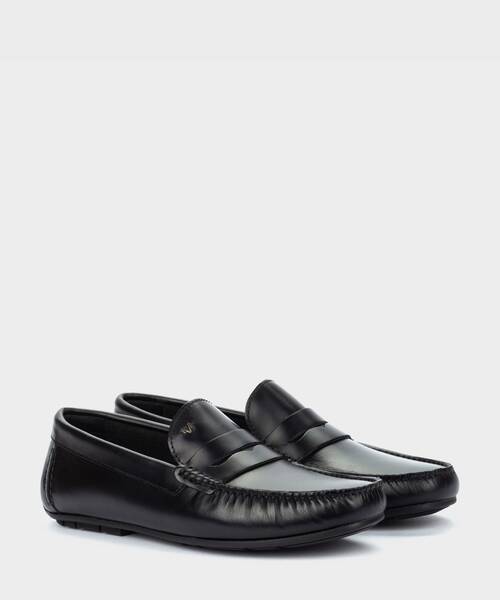 Slip on Loafers | PACIFIC 1411-2496B | BLACK | Martinelli