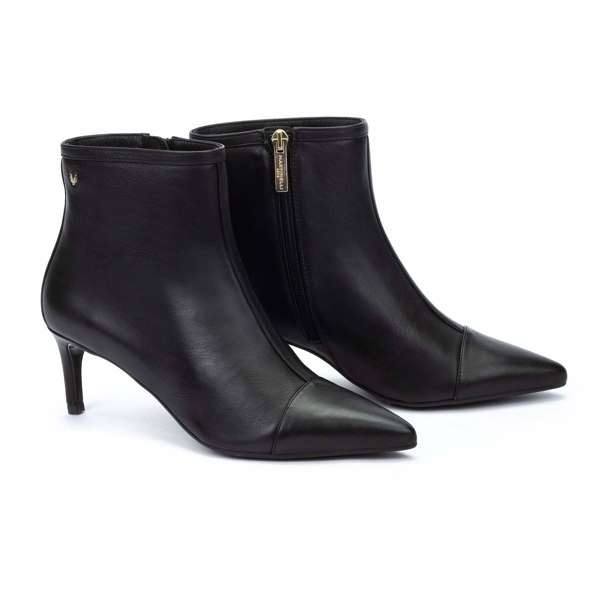 Heeled Ankle Boots | FONTE 1749-B268Z, BLACK, large image number 100-1749-B268Z_000_Martinelli_FONTE_BLACK_full.jpg | null