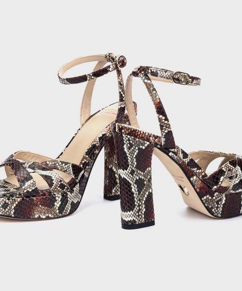 Heeled Sandals | TURMALINA 1771-B457RM | GRANATE | Martinelli