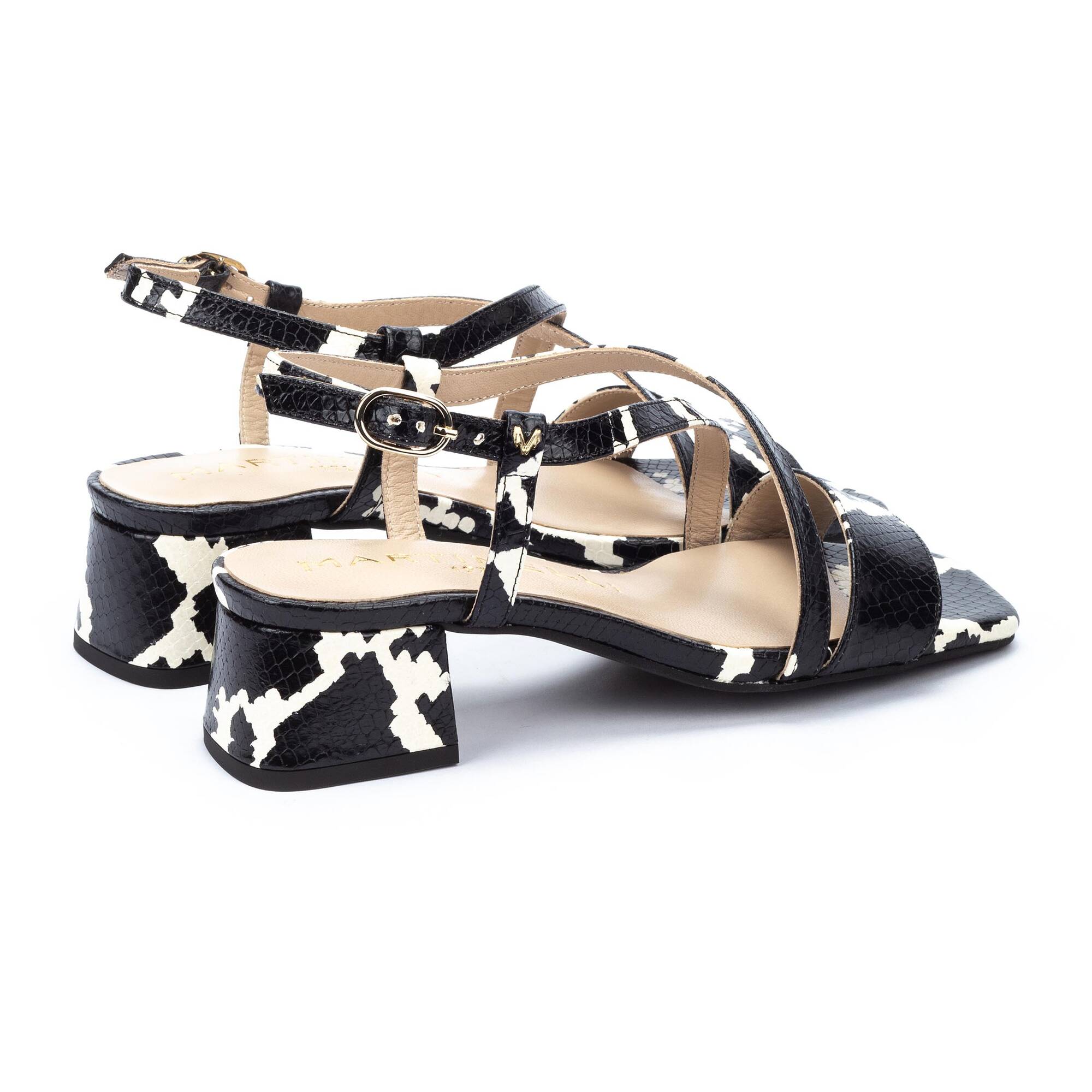 Heeled Sandals | AUBRY 1690-B169K, BLACK, large image number 30-1690-B169K_000_Martinelli_AUBRY_BLACK_full.jpg | null