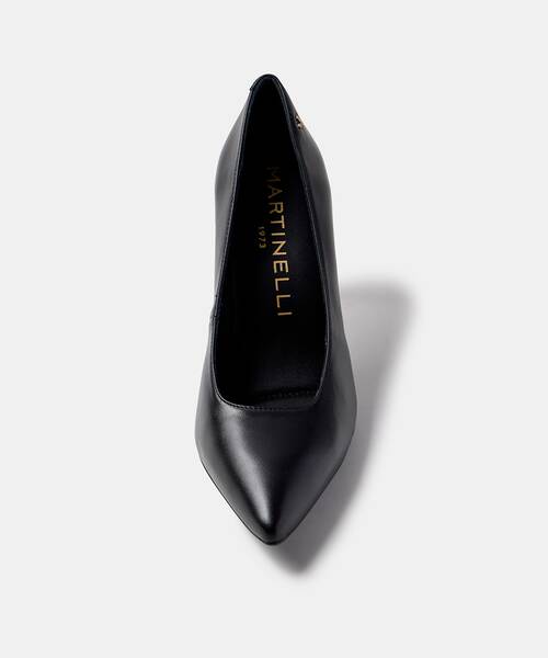 Women Elegant Relax heel shoe , THELMA 1489 , THELMA 1489-B237K , BLACK
