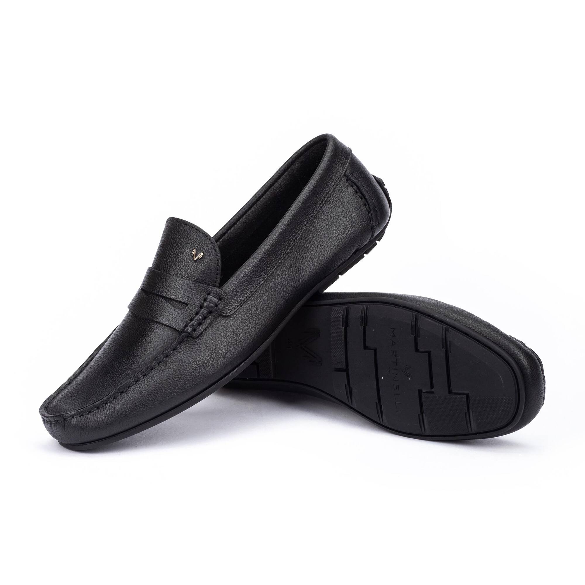 Slip on Loafers | PACIFIC 1411-2496DYM, BLACK, large image number 70-1411-2496DYM_000_Martinelli_PACIFIC_BLACK_full.jpg | null