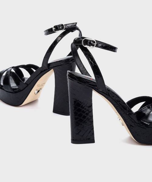 Heeled Sandals | TURMALINA 1771-B457RB | BLACK | Martinelli