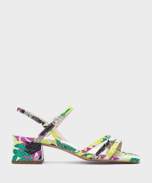 Heeled Sandals | AUBRY 1690-B167R | MULTI | Martinelli