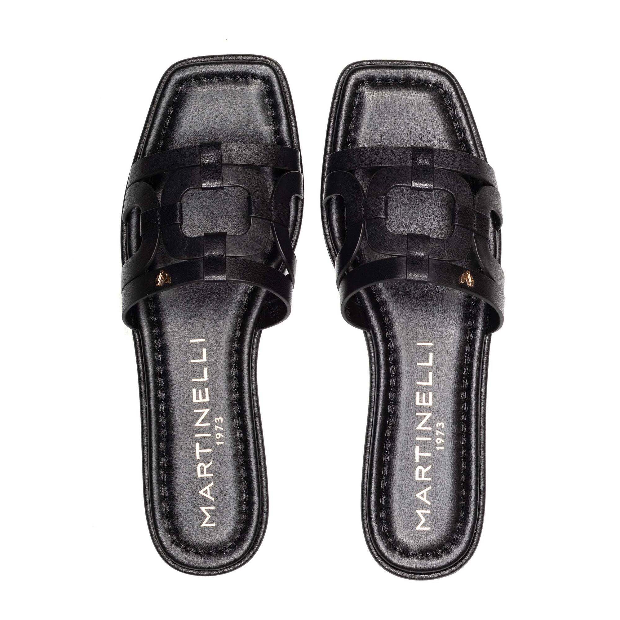 Sandales plates | BELISARIO S034-B572CY, BLACK, large image number 100-S034-B572CY_000_Martinelli_BELISARIO_BLACK_full.jpg | null