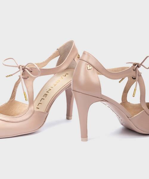 Customised bride shoes | THELMA 1489-3498PMT | NUDE | Martinelli