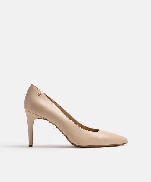 Women Elegant Relax heel shoe , THELMA 1489 , THELMA 1489-B237Z , STONE