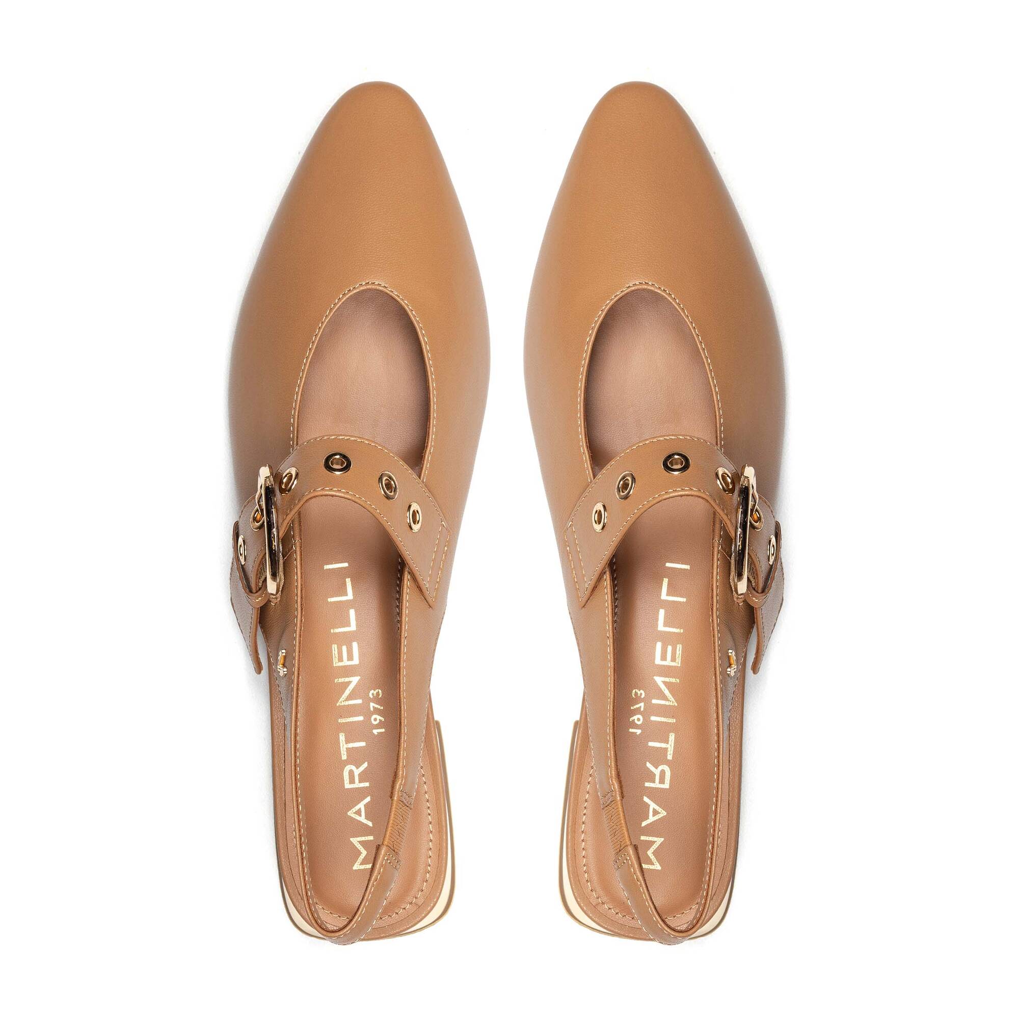Ballet flats | VESCIA S009-B547PY, CAMEL, large image number 100-S009-B547PY_751_Martinelli_VESCIA_CAMEL_full.jpg | null