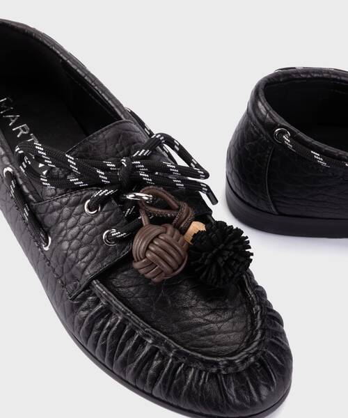 Mocassins et Lacets | BARACCHINI S065-B696BY | BLACK | Martinelli