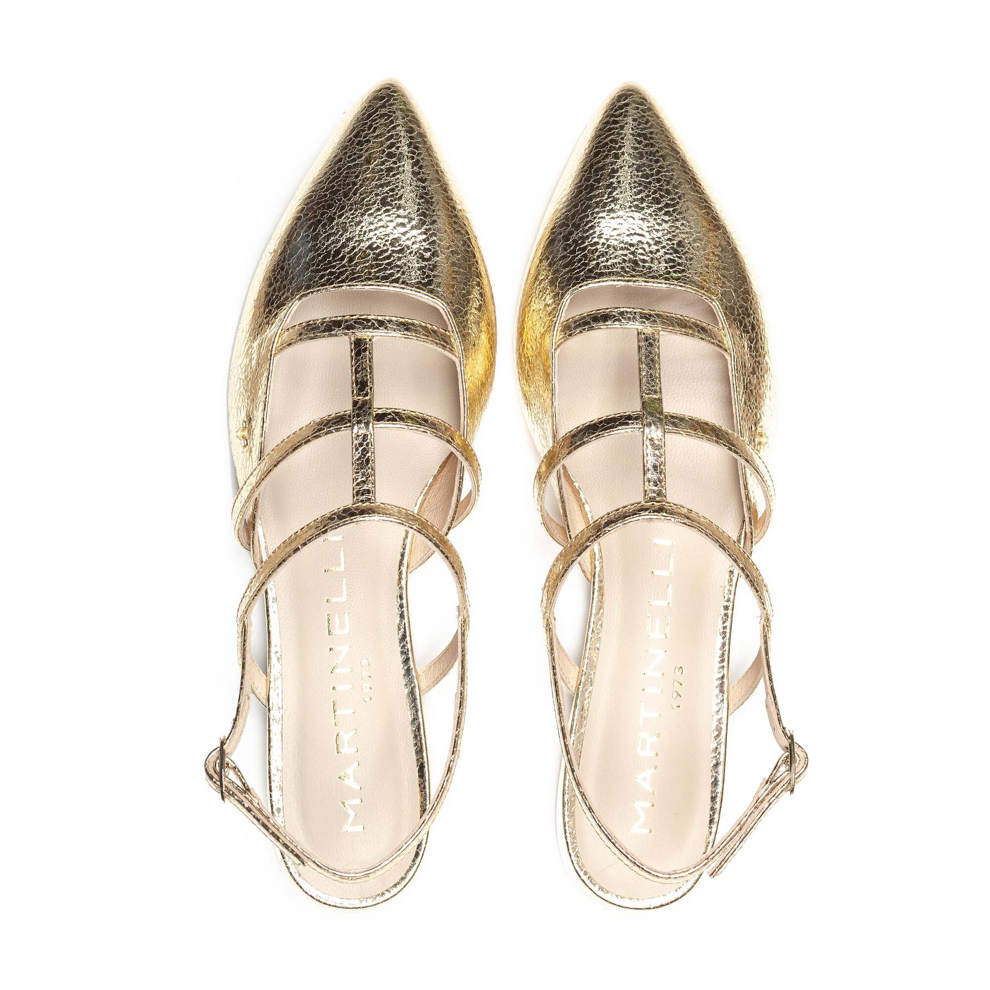 Ballet flats | VIVIEN 1544-B182N, CHAMPAGNE, large image number 100-1544-B182N_798_Martinelli_VIVIEN_CHAMPAGNE_full.jpg | null