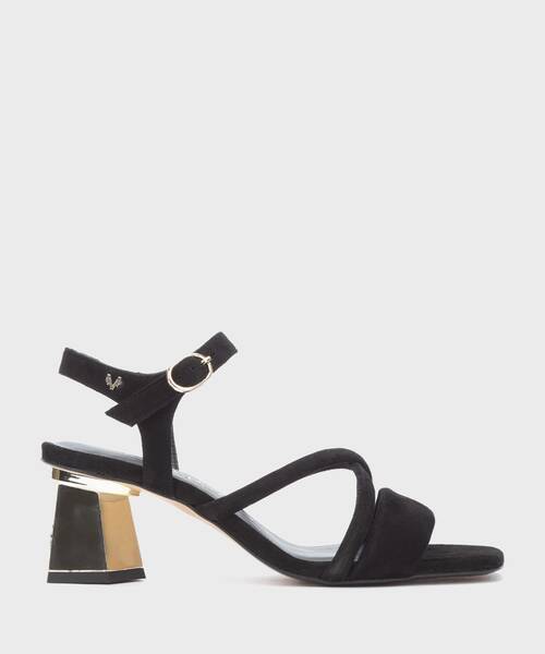 Heeled Sandals | CARMINE 1704-B215A | BLACK | Martinelli