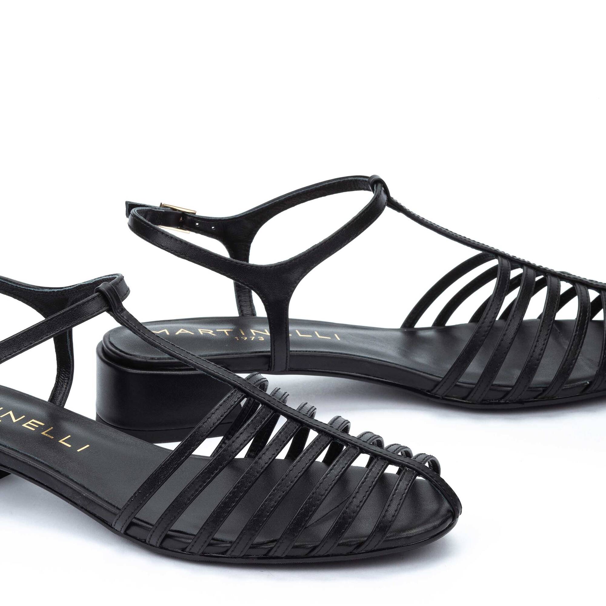 Sandalias planas | PANARO 1759-B400PY, BLACK, large image number 60-1759-B400PY_000_Martinelli_PANARO_BLACK_full.jpg | null