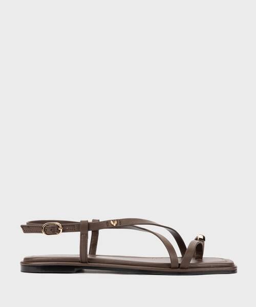 Platte sandalen | BELISARIO S034-B571CY | MOKA | Martinelli