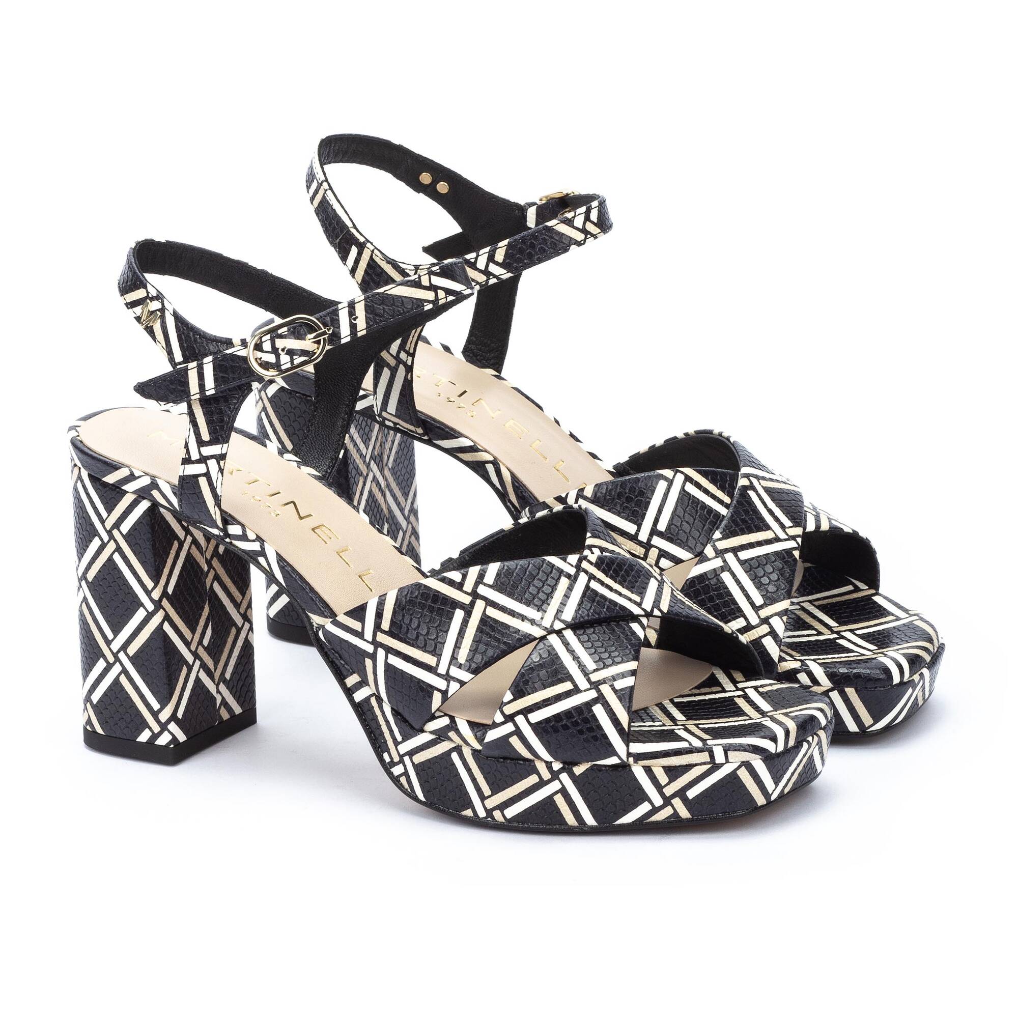 Sandalias tac&oacute;n | LAWRENCE 1685-B139T, BLACK, large image number 20-1685-B139T_000_Martinelli_LAWRENCE_BLACK_full.jpg | null