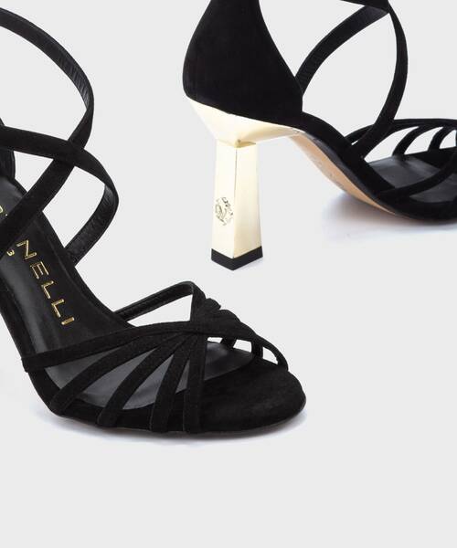Heeled Sandals | LUPETTA 1703-B210A | BLACK | Martinelli