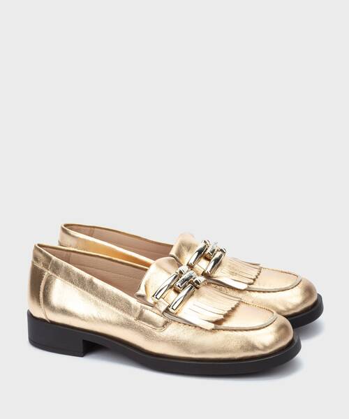 Loafers and Laces | BINOCHE 1677-B105S | GOLD | Martinelli