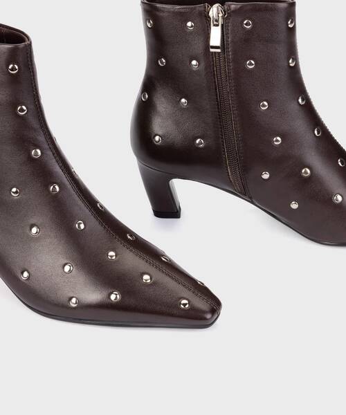 Heeled Ankle Boots | VOGUERA S068-B715PY | WINE | Martinelli