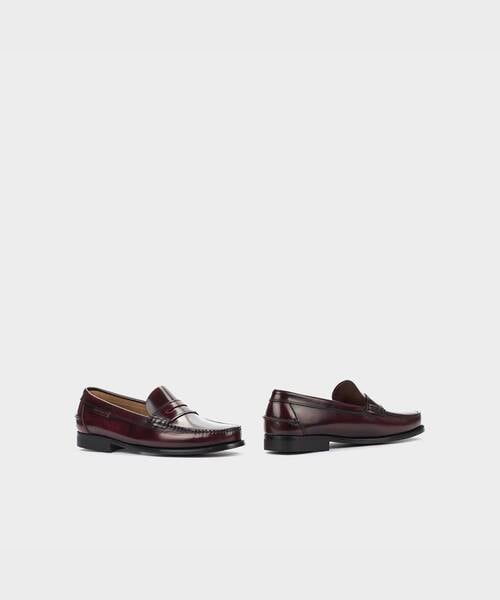 Slip on Loafers | ALCALA C101-0017AYM | BURGUNDY | Martinelli