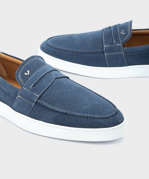 Slip on Loafers | STAMFORD 1686-2881W | AZULMAR | Martinelli