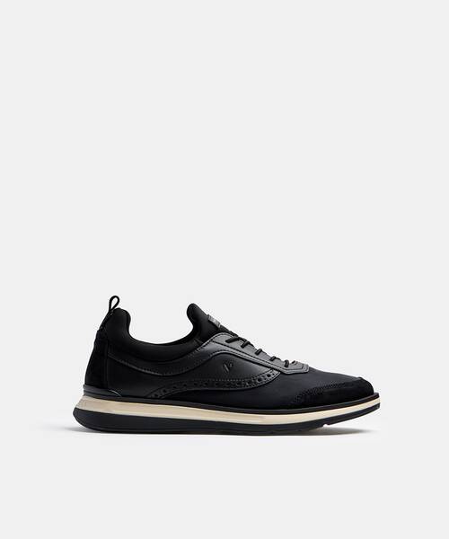 Zapatilla elegante para hombre , WALDEN 1606 , WALDEN 1606-2733X , BLACK