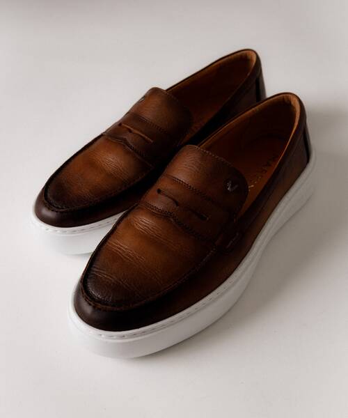 Slip on Loafers | SULLIVAN C045-Z012L | CAFE | Martinelli