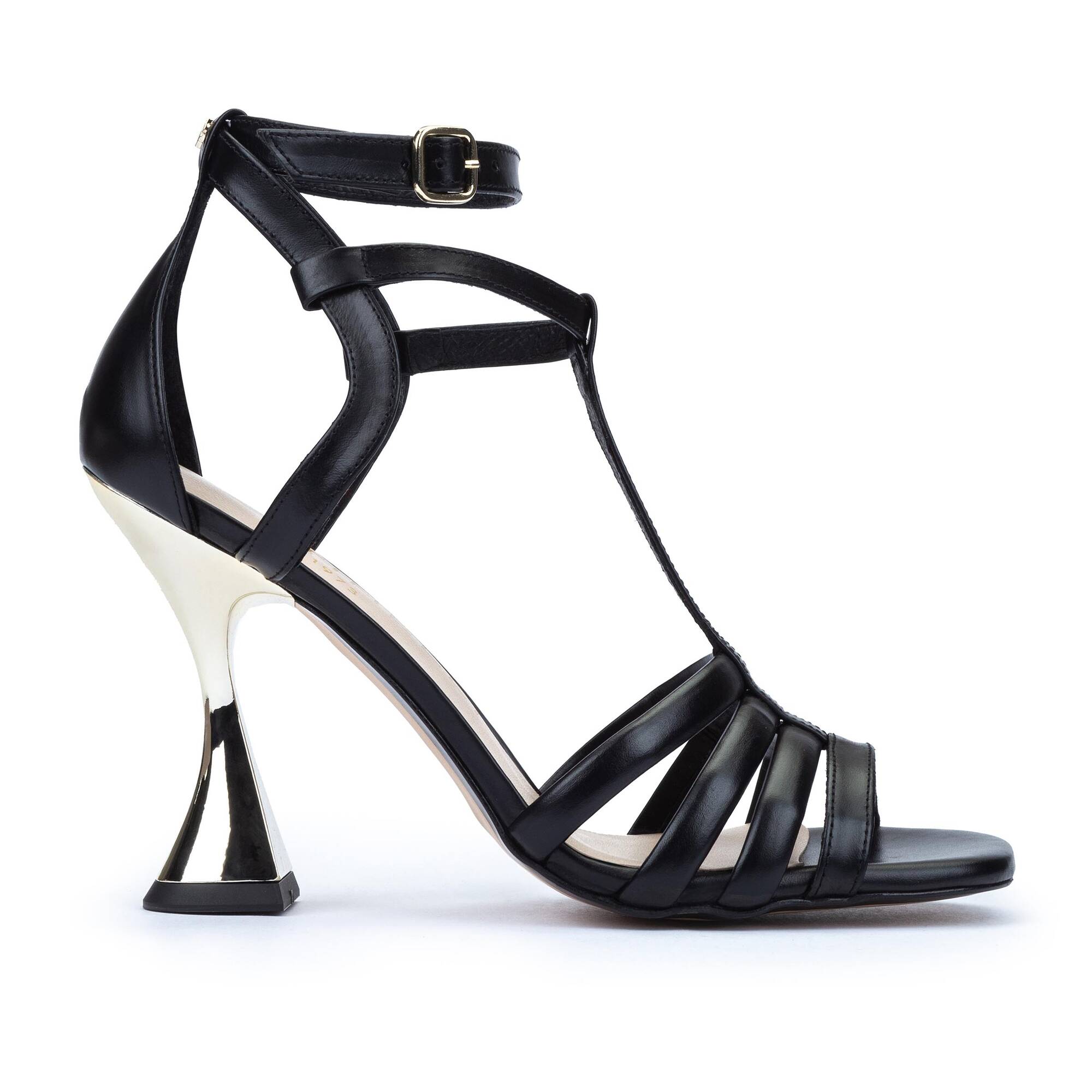 Heeled Sandals | ANYA 1639-A965P, BLACK, large image number 10-1639-A965P_000_Martinelli_ANYA_BLACK_full.jpg | null