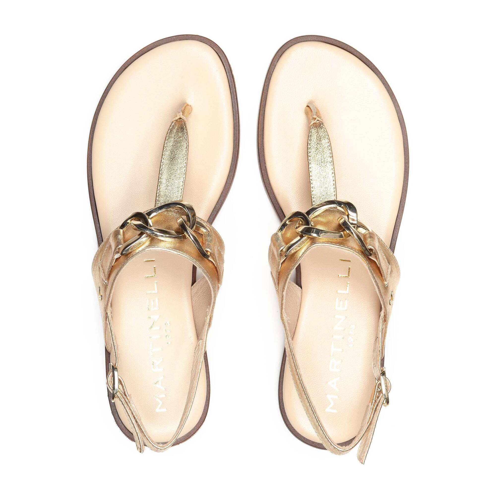 Sandalias planas | MAZZINI 1535-B153S, GOLD, large image number 100-1535-B153S_773_Martinelli_MAZZINI_GOLD_full.jpg | null