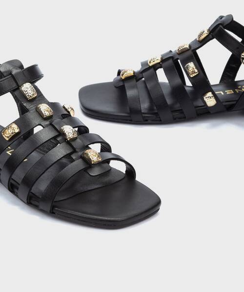 Flat Sandals | PALTROW 1699-B193E | BLACK | Martinelli