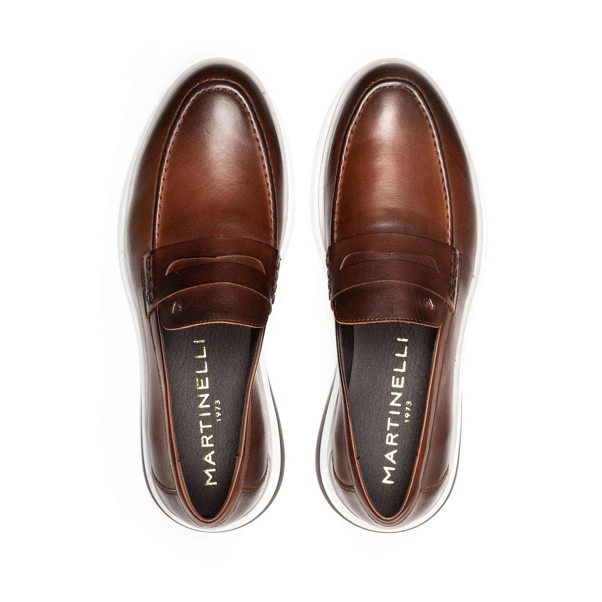 Slip on Loafers | WALDEN 1606-2741L, CAFE, large image number 100-1606-2741L_103_Martinelli_WALDEN_CAFE_full.jpg | null