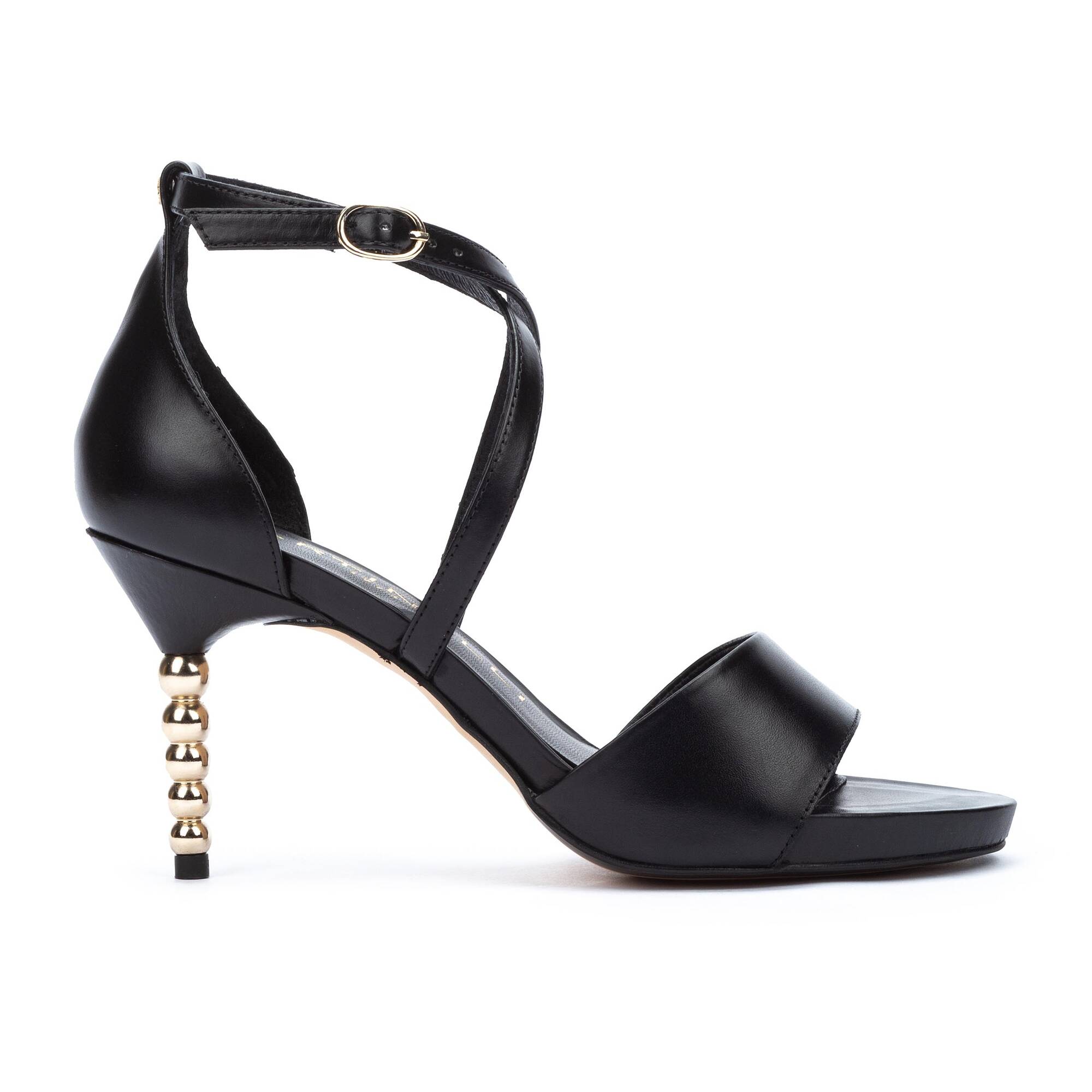 Heeled Sandals | MICHIGAN 1594-A785P, BLACK, large image number 10-1594-A785P_000_Martinelli_MICHIGAN_BLACK_full.jpg | null