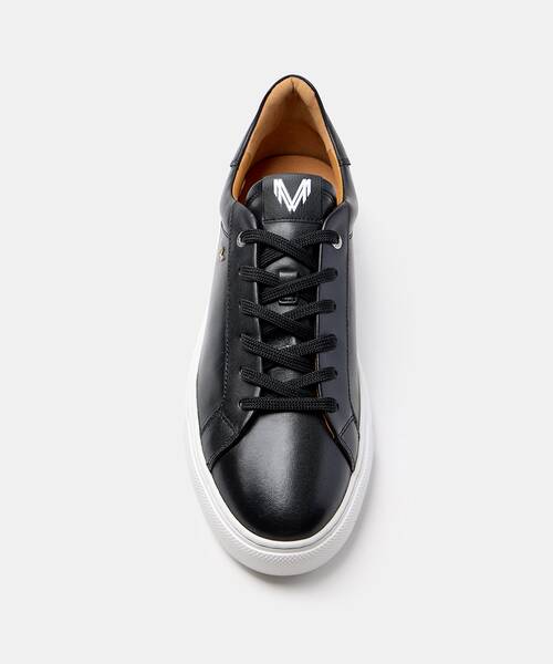 Men elegant sneaker , HASTINGS 1738 , HASTINGS 1738-2950S , BLACK
