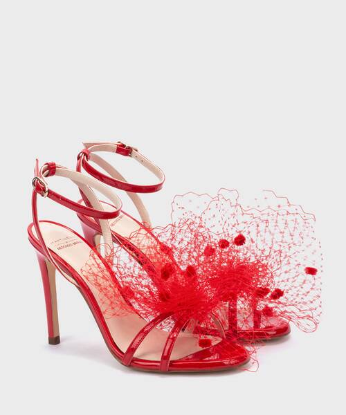 Heeled Sandals | CARACCIOLO 1657-B035H | ROJO | Martinelli