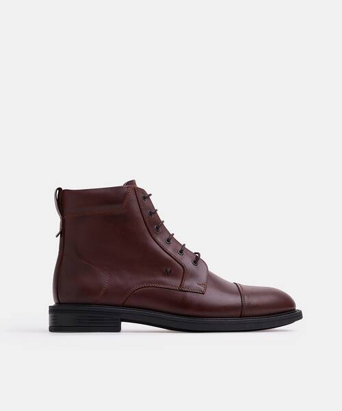 Men leather ankle boots , ALBANY C020 , ALBANY C020-2908C , OLMO