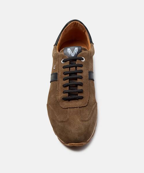 Men suede sneakers , COVENTRY C037 , COVENTRY C037-2998W , LAUREL