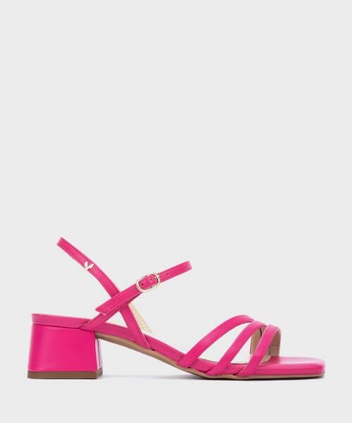 Heeled Sandals | AUBRY 1690-B167Z | FRAMBUESA | Martinelli